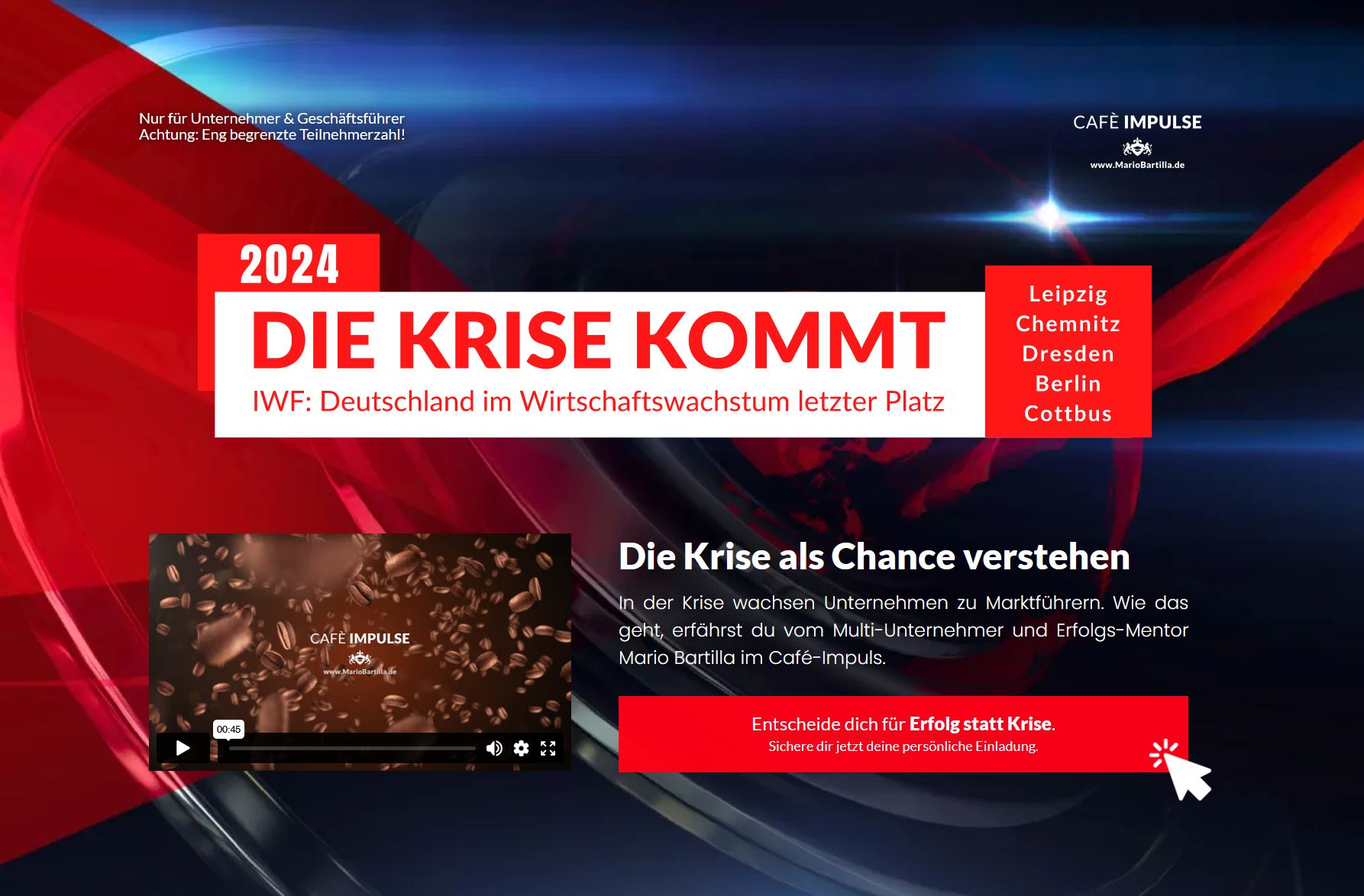 Café Impulse - Die Krise als Chance verstehen - mariobartilla.de